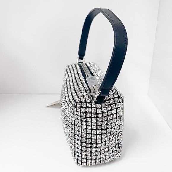 Alexander Wang Heiress Crystal Silver Mini Bag - Picture 10 of 11